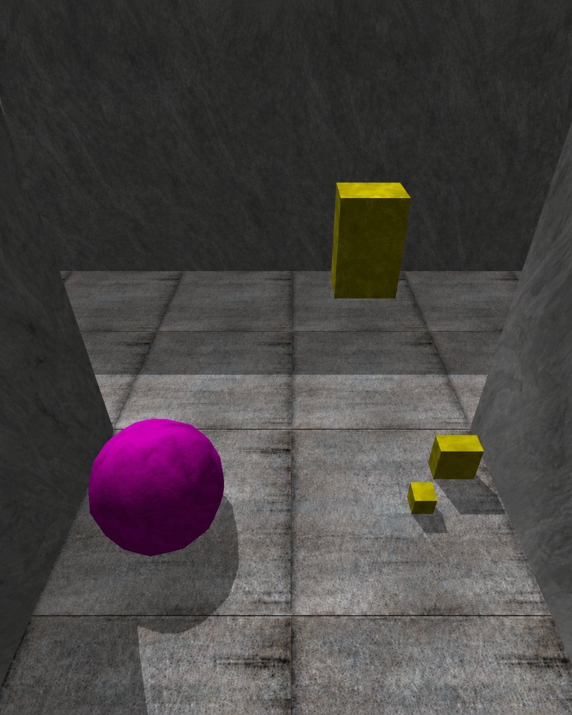 Constrained embedded environment with geometric obstacles